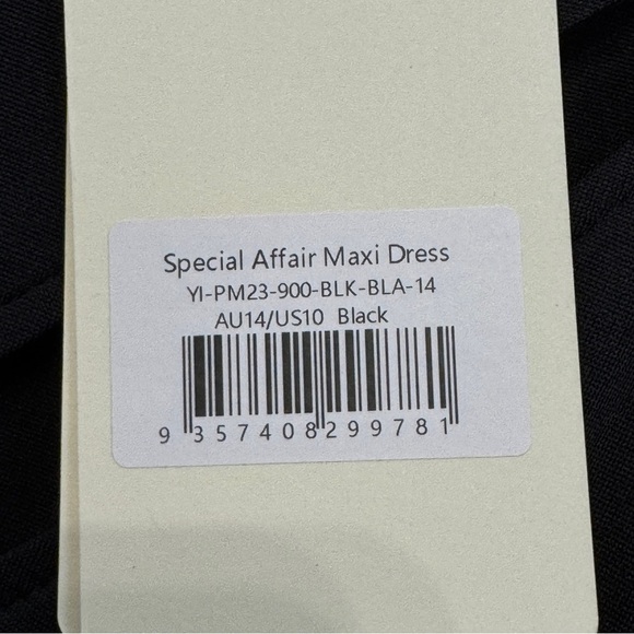 Peppermayo Special Affair Black Cutout Maxi Dress NWT US 10 AU 14 - Picture 8 of 10
